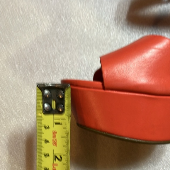 Charlotte Russe orange platform heels. Cute. Size 10. - Picture 9 of 9